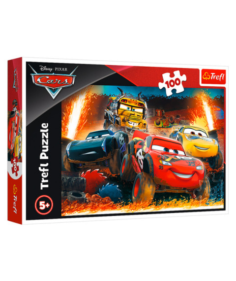 TF Puzzle - "100" - "Extreme race / Disney Cars 3"